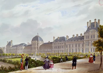 Die Tuilerien während der Restauration